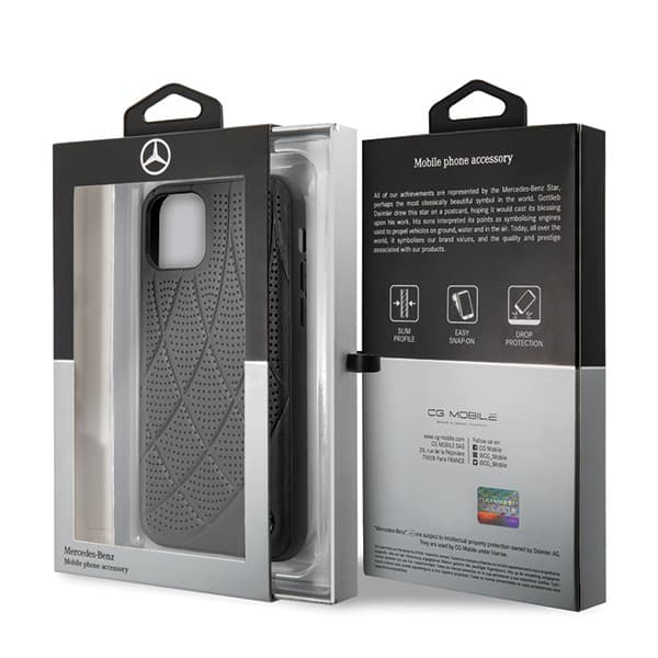Mercedes ovitek Bow Line za iPhone 12 mini (5,4") - Črn 7