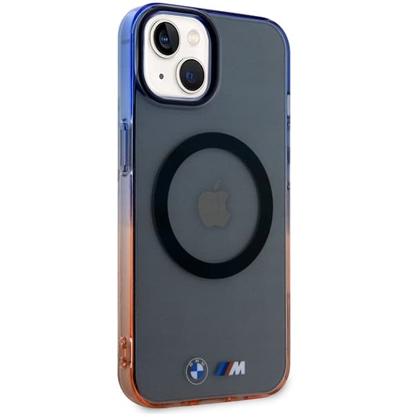 Ovitek za iPhone 14 BMW Gradient Bumper MagSafe, siv 4