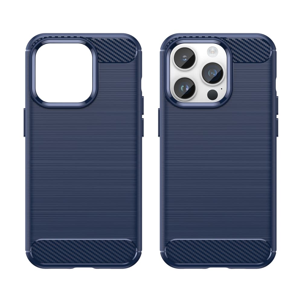 Hurtel Carbon ovitek za iPhone 14 Pro, moder 8