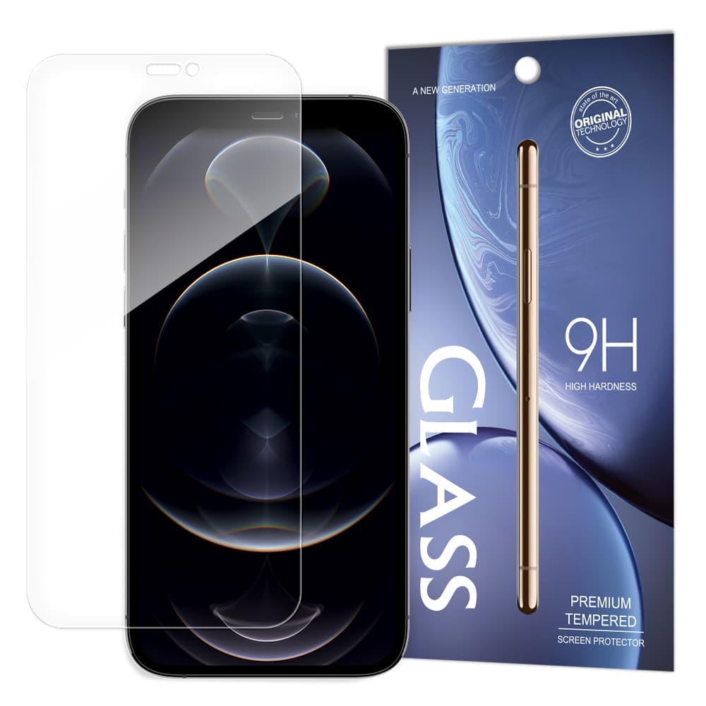 Kaljeno steklo 9H za iPhone 14 Max / 13 Pro Max (paket)