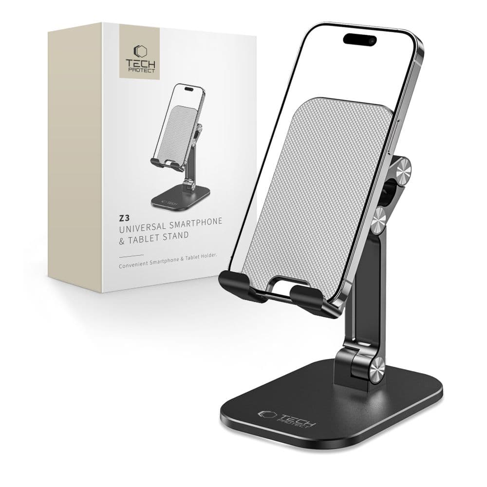 Tech-Protect Z3 univerzalno stojalo za telefon/tablico - sivo