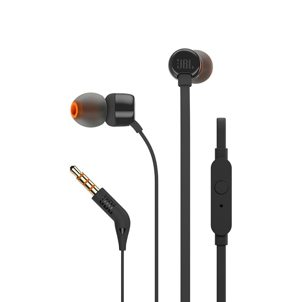 JBL Tune 110 slušalke z 3,5mm mini jackom in daljinskim upravljalnikom - črne
