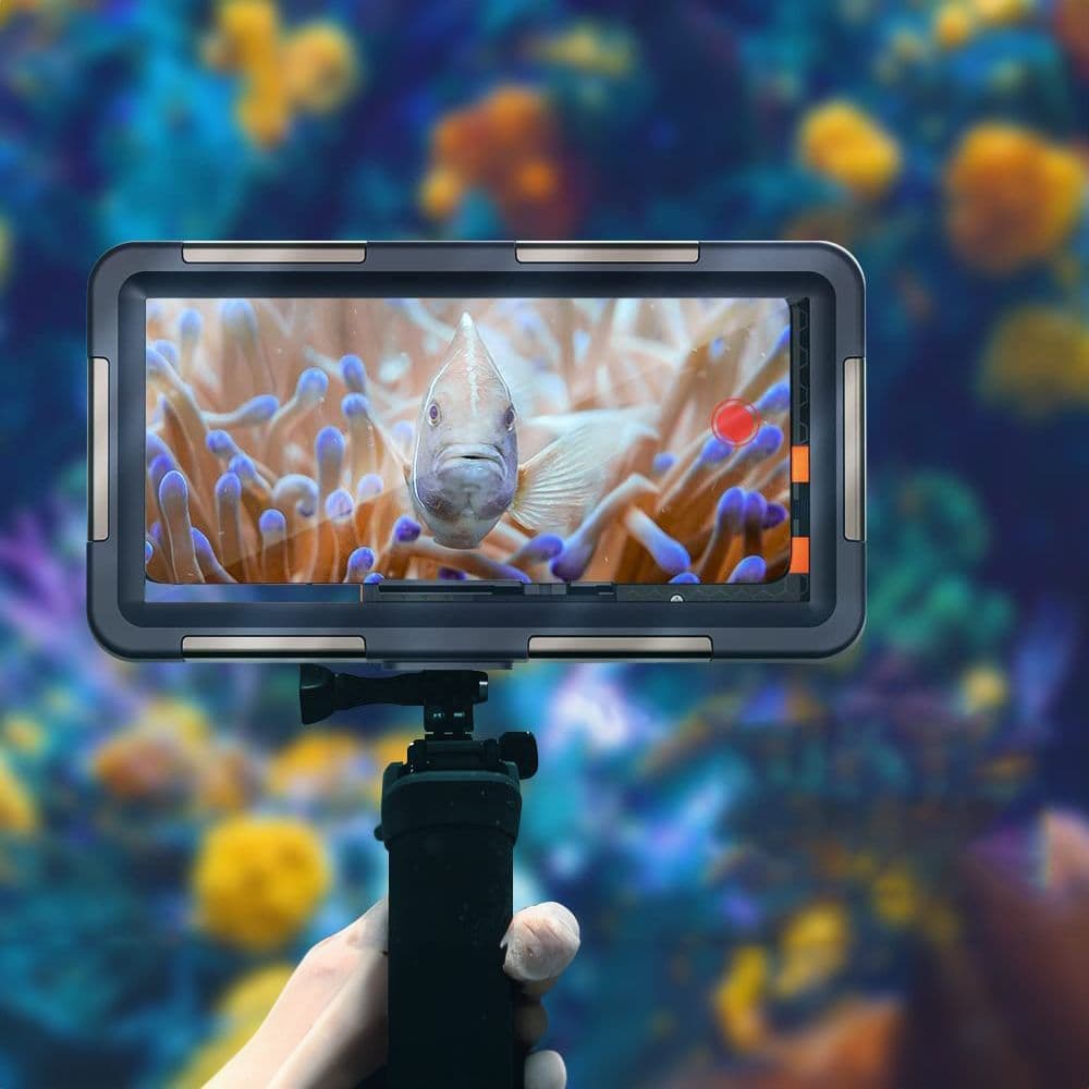 Tech-Protect vodoodporen ovitek IPX8 za pametne telefone (4.7-6.7") - Črna 6