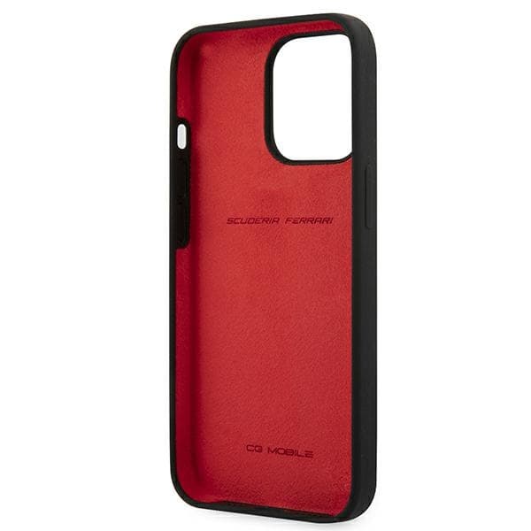 Ferrari ovitek za iPhone 13 / 13 Pro 6.1" (silikonski, črn) 7