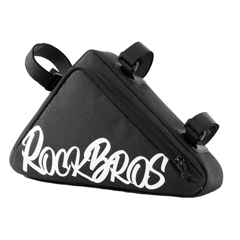Rockbros G002 trikotna torba za okvir 1,4L - črna