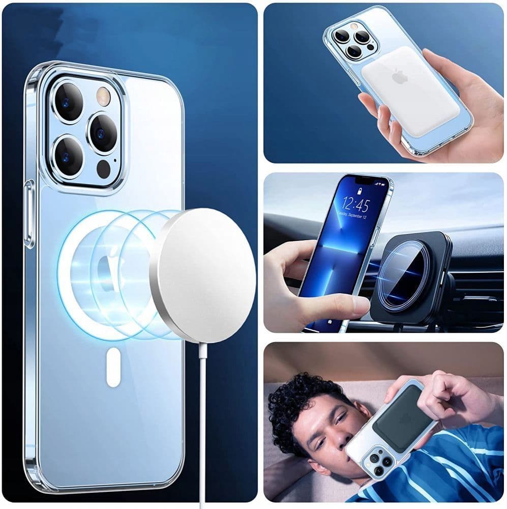 Tech-Protect FlexAir Hybrid MagSafe ovitek za iPhone 14 - Prozoren 5