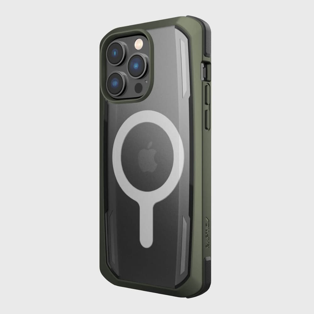 Raptic X-Doria Secure ovitek za iPhone 14 Pro Max z MagSafe, zelen 8