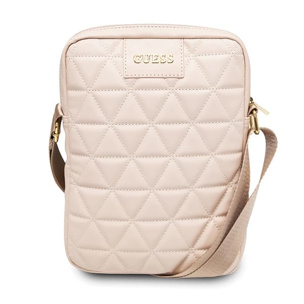 Guess Quilted torba za tablico 10" - Roza