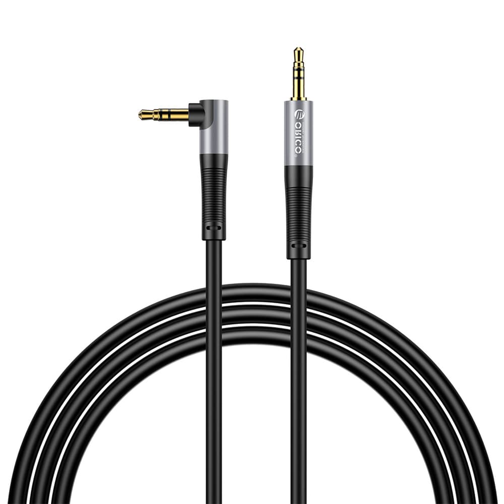 Orico AXW avdio kabel minijack 3.5mm (M/M), kotni, 3m - črna
