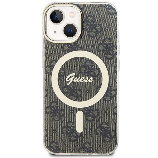 Etui Guess IML 4G MagSafe za iPhone 15 - rjav 3
