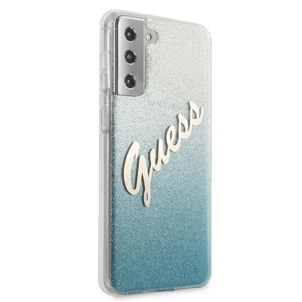 Ovitek Guess Glitter Gradient za Samsung S21+ (G996), moder 4