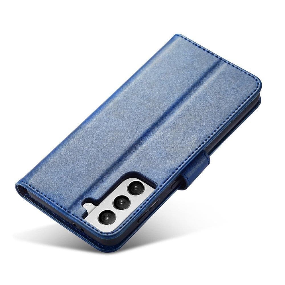 Magnetni ovitek s preklopom za Samsung Galaxy S22+ (S22 Plus) - moder 2