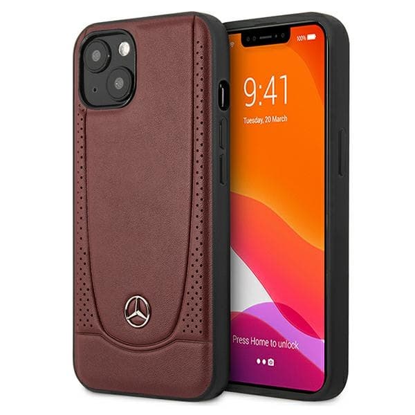 Ovitek Mercedes Urban Line za iPhone 13 mini - Rdeč