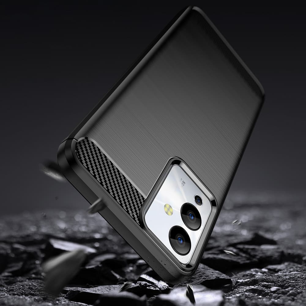 Carbon Case ovitek za Infinix Note 12i (črn) 3