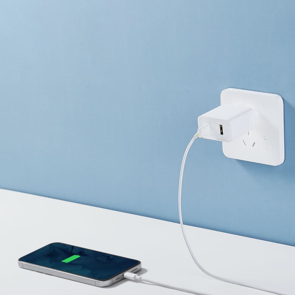 Xiaomi potovalni polnilnik Combo 33W PD USB-A / USB-C - Bela 4