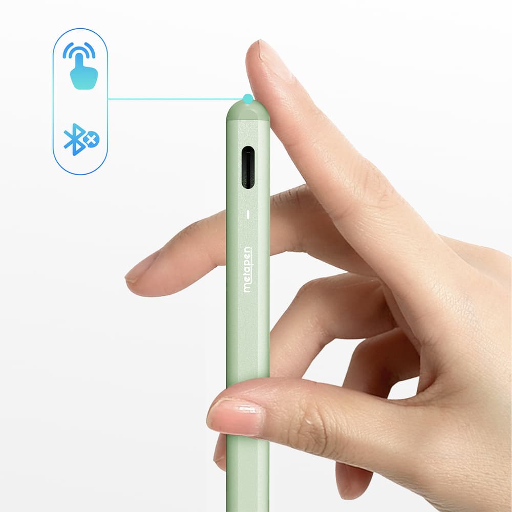 Metapen A8 Aktivni pisalo za iPad USB-C - Zelena 4