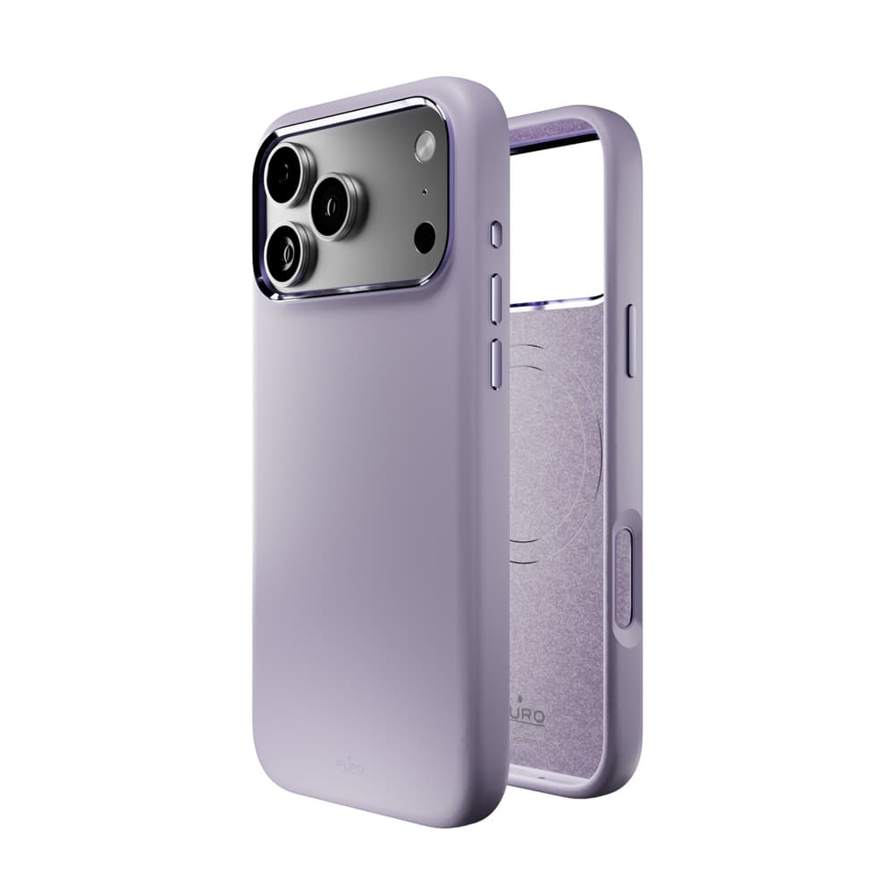 Puro Icon Mag Pro silikonska maska za iPhone 17 Pro Max, MagSafe, roza 4