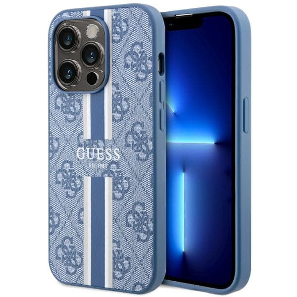 Guess GUHMP14LP4RPSB ovitek za iPhone 14 Pro (6,1") modra