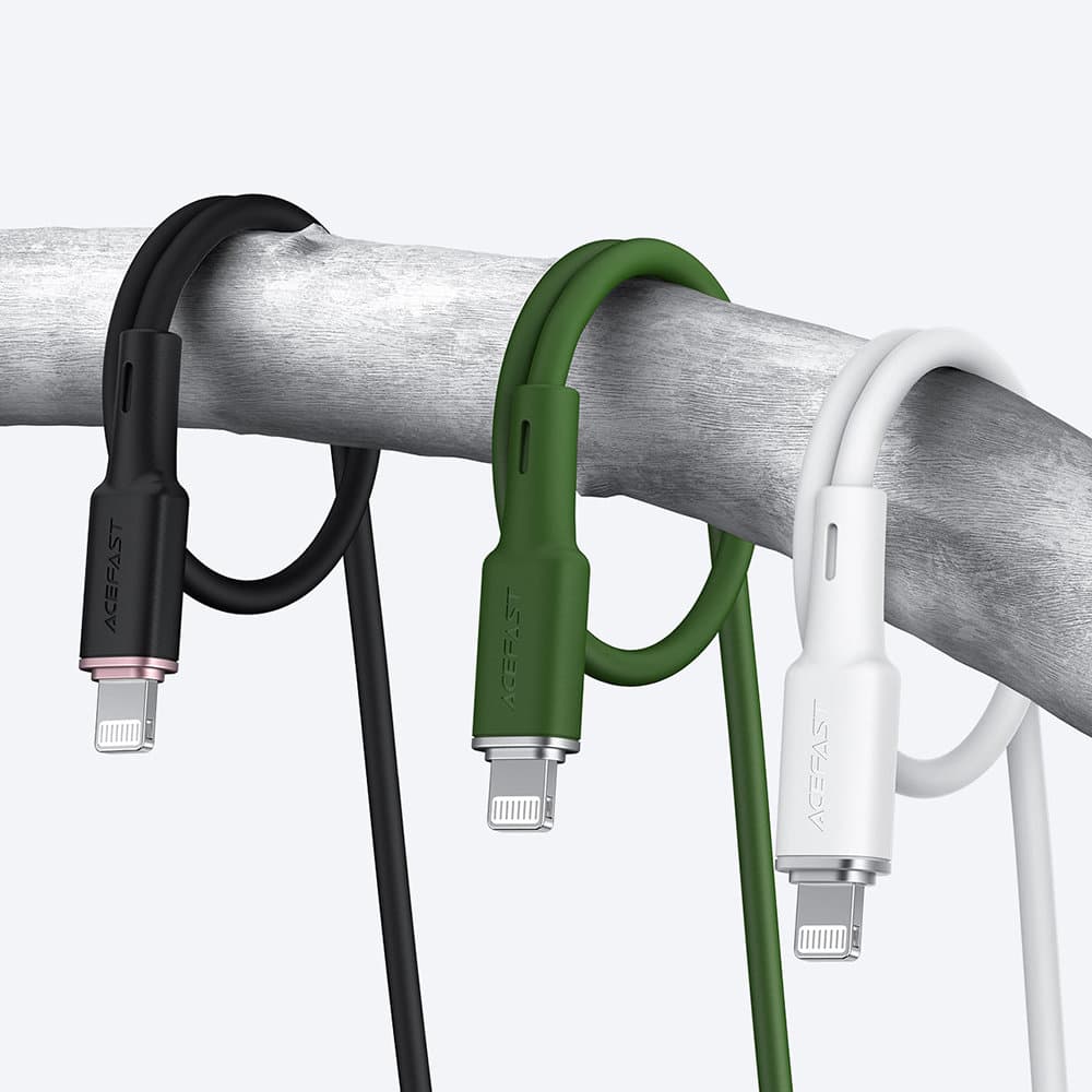 Acefast kabel MFI USB - Lightning 1.2m, 2.4A - Črn 8
