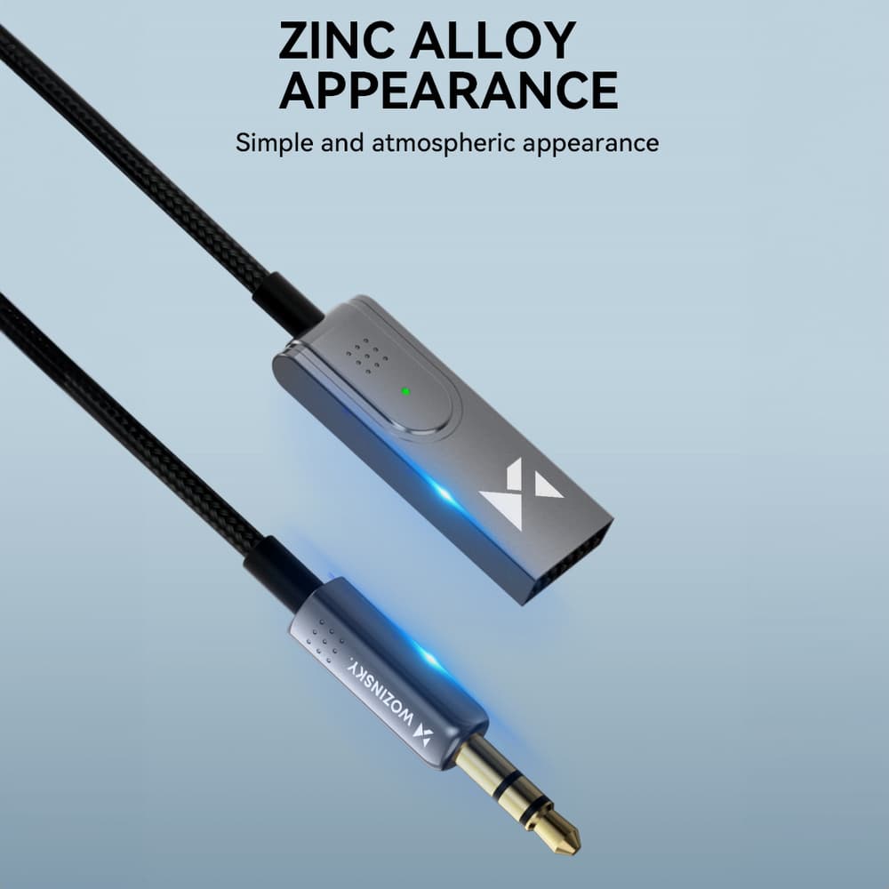 Wozinsky WTODB Bluetooth 5.3 avdio adapter / AUX sprejemnik 8