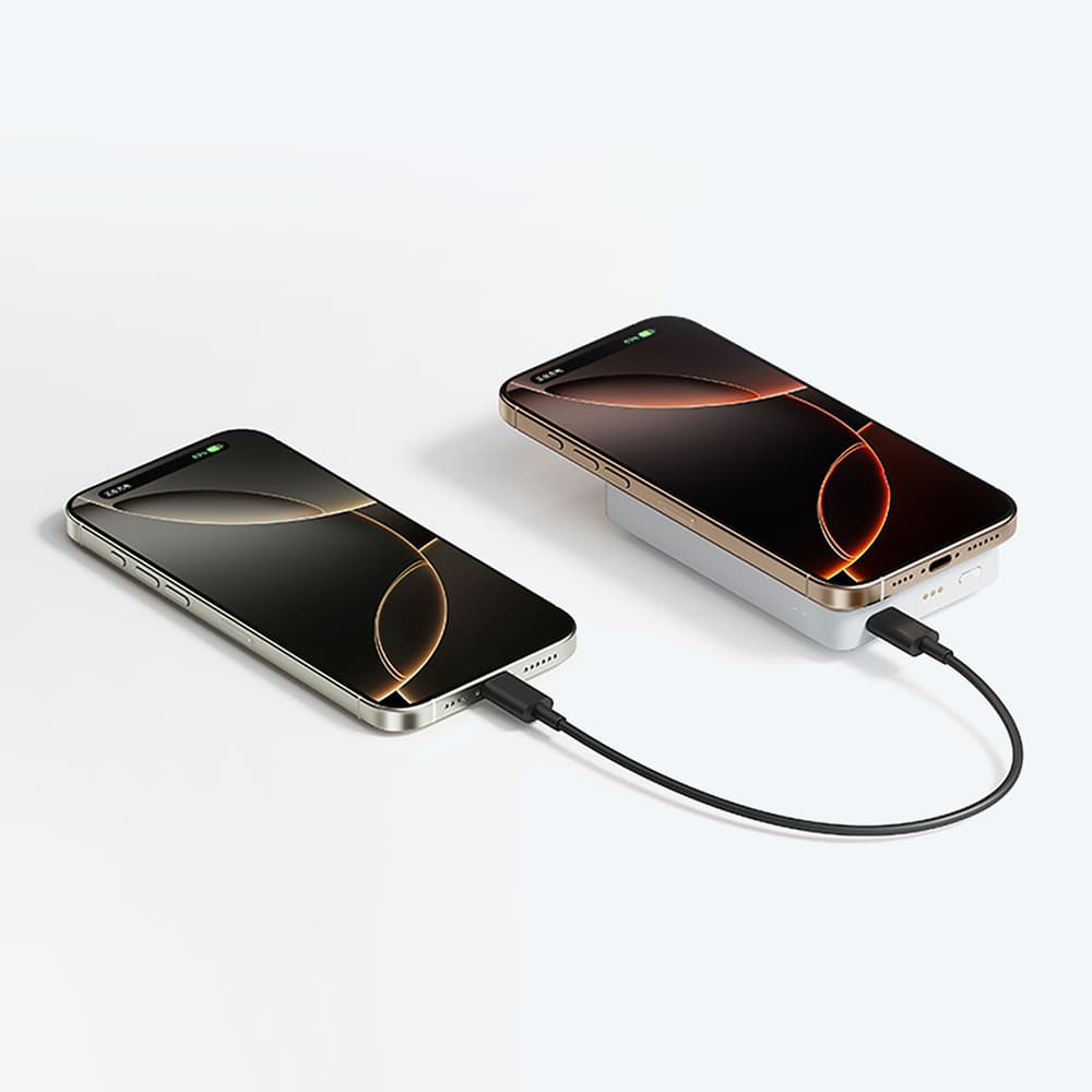 Cuktech WPB100N magnetna power bank 10000mAh, 20W, stojalo, bela