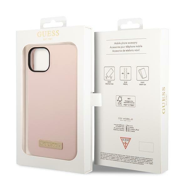 Ovitek Guess GUHMP14MSBPLP za iPhone 14 Plus 6.7'' (roza, MagSafe) 8
