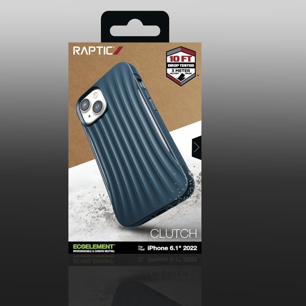 Raptic X-Doria Clutch ovitek za iPhone 14, moder 5