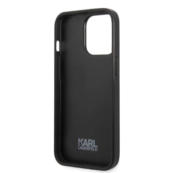 Karl Lagerfeld Monogram Ikonik Patch ovitek za iPhone 13 Pro Max (6.7") - moder 7