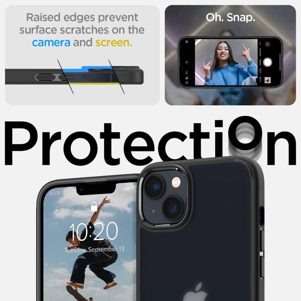Spigen Ultra Hybrid ovitek za iPhone 14 Plus (mat črn) 8