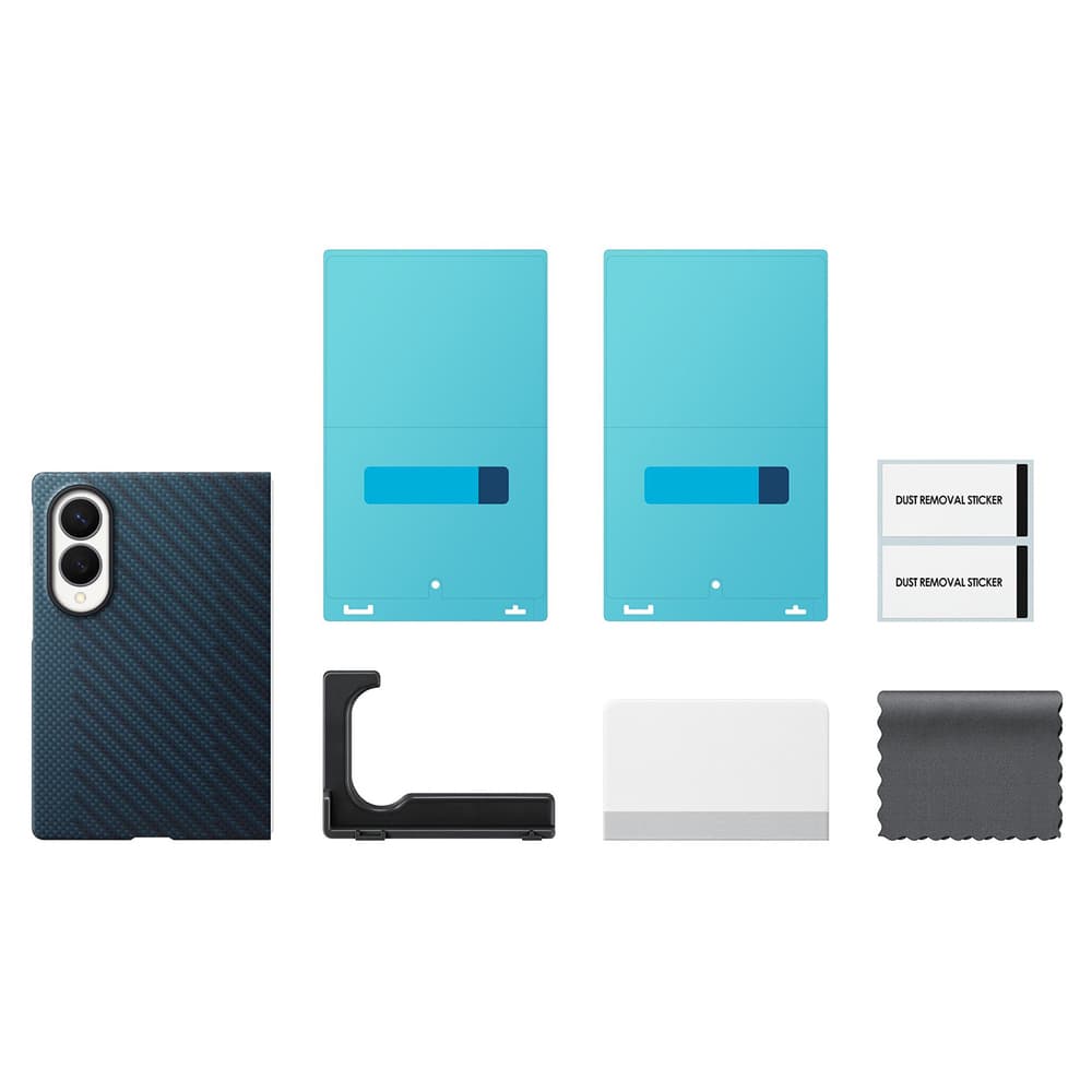 Samsung Carbon Magnet ovitek za Galaxy Z Fold 8, temno moder 5
