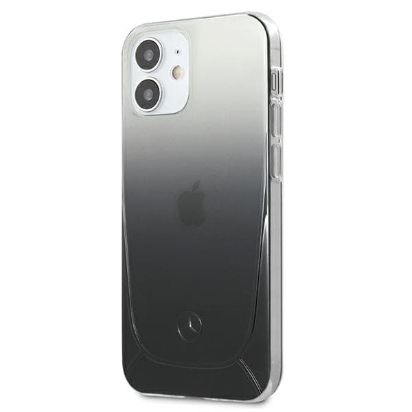 Mercedes Transparent Line ovitek za iPhone 12 mini - črna 2
