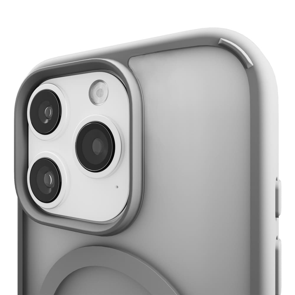Puro Gradient MagSafe silikonski ovitek za iPhone 16 Pro Max - srebrn 5