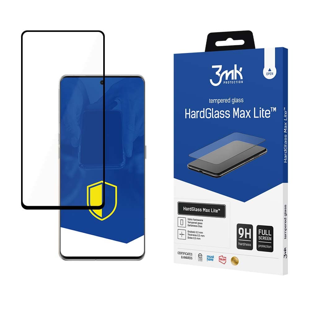 3mk HardGlass Max Lite™ kaljeno steklo za Oppo Find X6 Pro