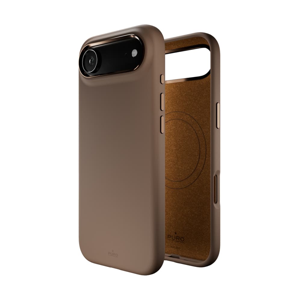 Puro Icon Mag Pro ovitek za iPhone 17 Air, rjav 4