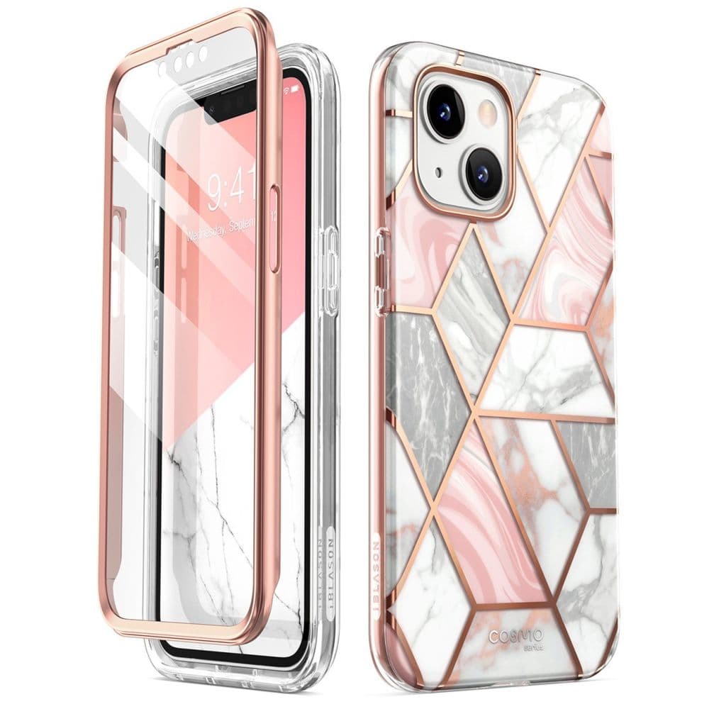 Supcase Cosmo ovitek za iPhone 14 Plus - Roza marmor