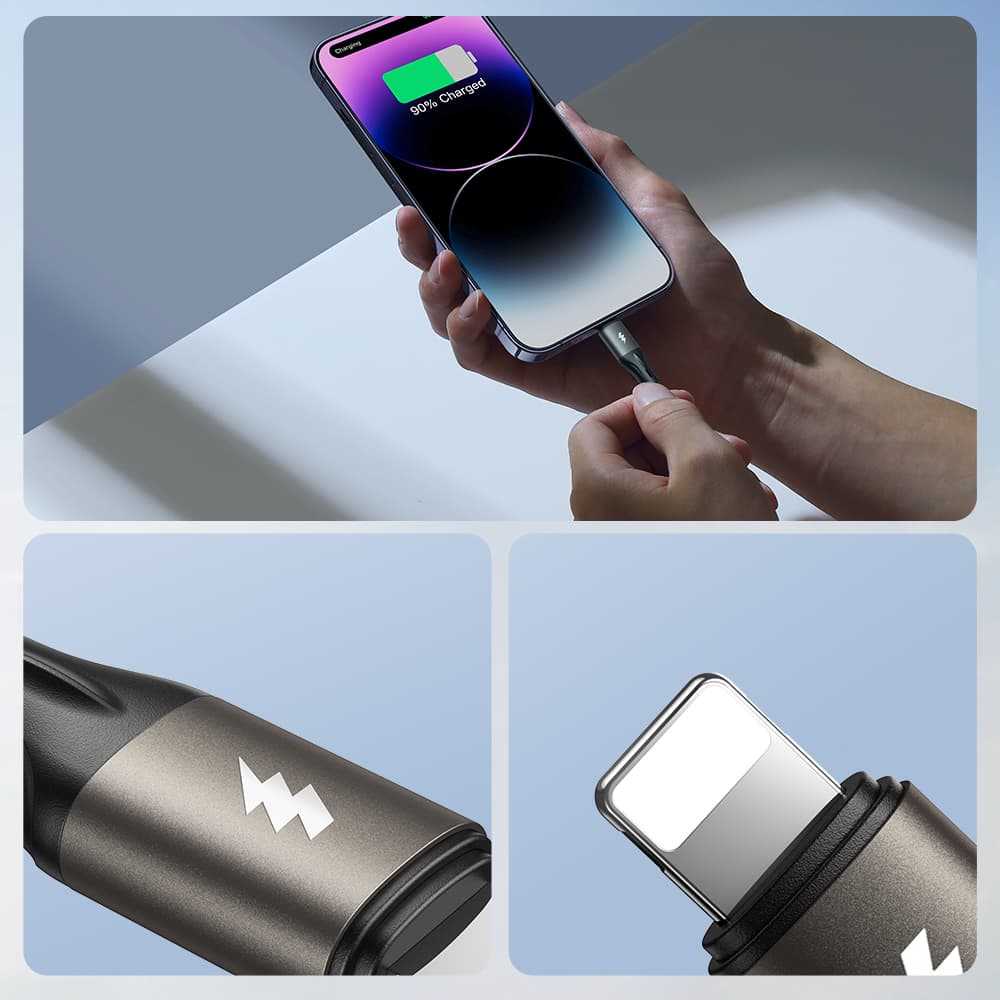 Kabel Joyroom Light-Speed S-A25 USB-A/USB-C 100W 1.2m - Črna 7