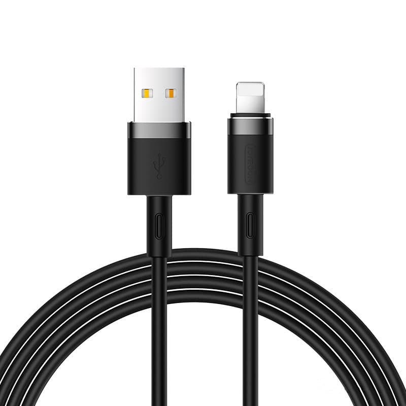 Joyroom podatkovni kabel USB-A / Lightning 2.4A 1.2m - črn