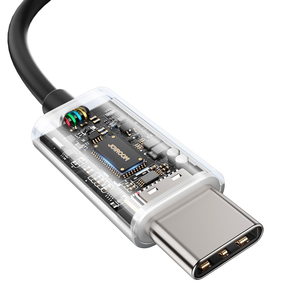 Slušalke Joyroom JR-EC07 USB-C v ušesa, kovinske - črna 4