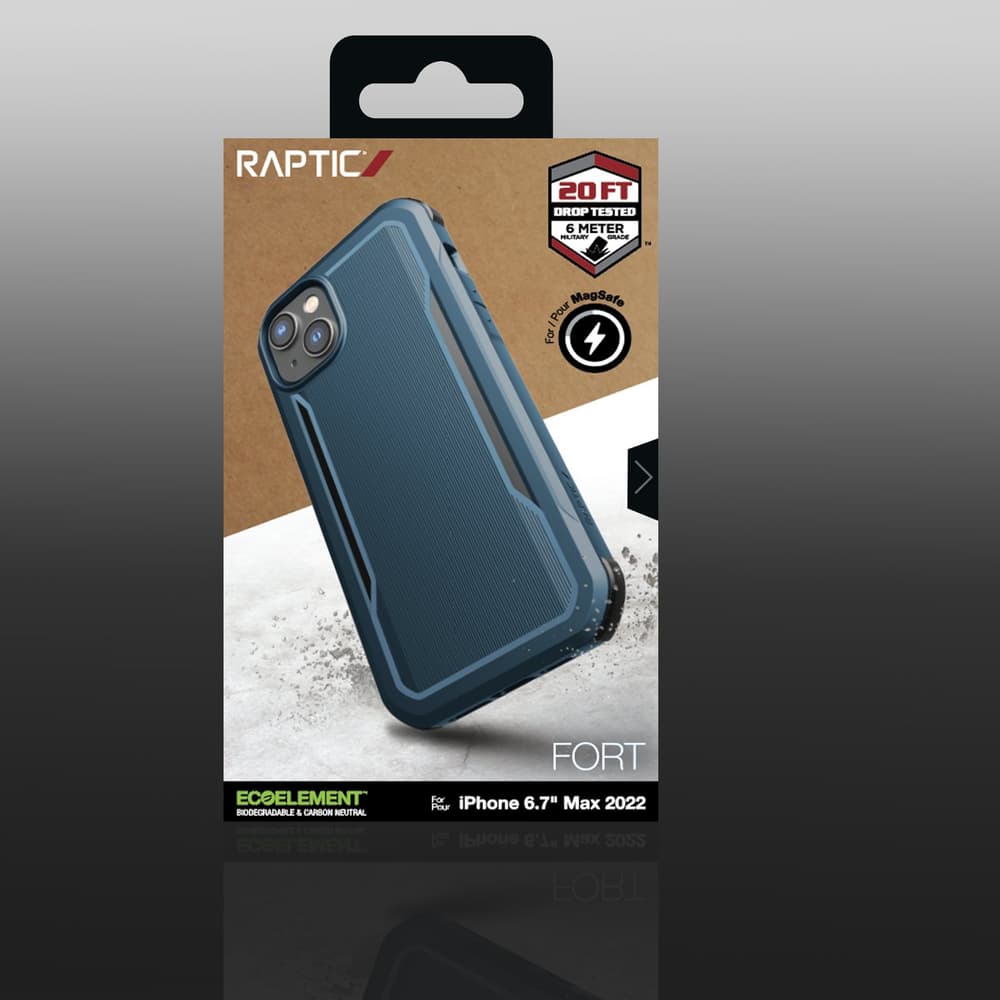 Raptic X-Doria Fort ovitek za iPhone 14 Plus z MagSafe, moder 5