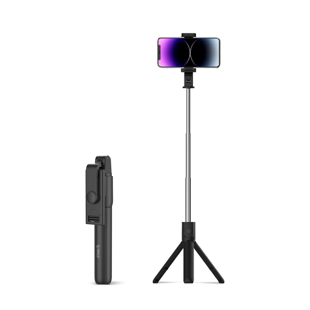 Orico SPV100 Mini Selfie Stick / Stojalo, 360° vrtenje, Bluetooth 5.2 - črn