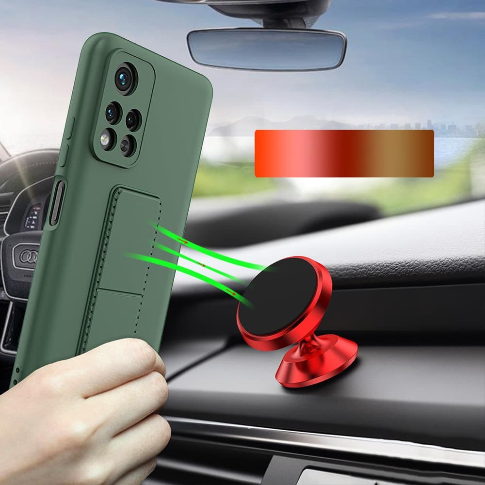 Wozinsky Kickstand ovitek za Xiaomi Redmi 10 - temno moder 7