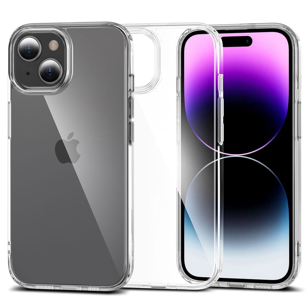 Tech-Protect FlexAir Hybrid ovitek za iPhone 15 - Prozoren