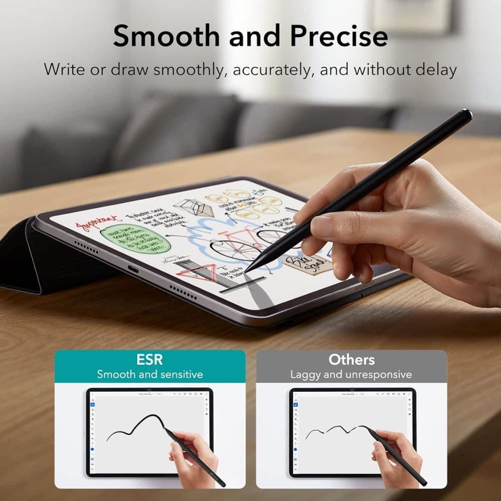 ESR Digital+ Magnetic pisalo za iPad - črno 2