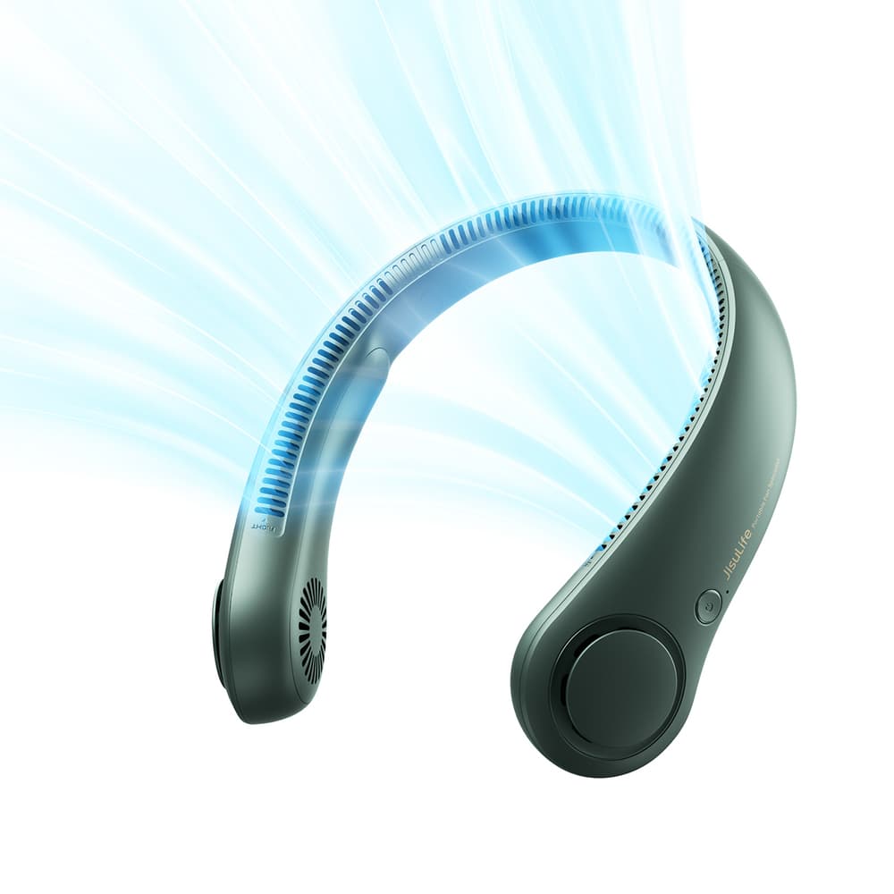 Jisulife Neck Fan Life3 prenosni USB ventilator za vrat - zelen