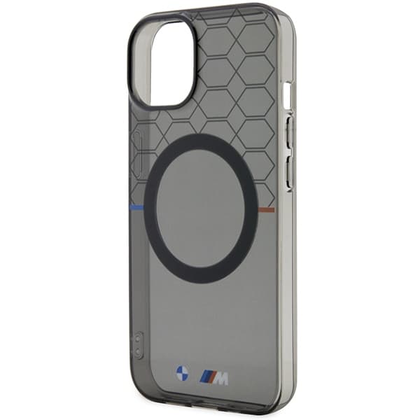Ovitek BMW Pattern MagSafe za iPhone 14 6.1" siv 6
