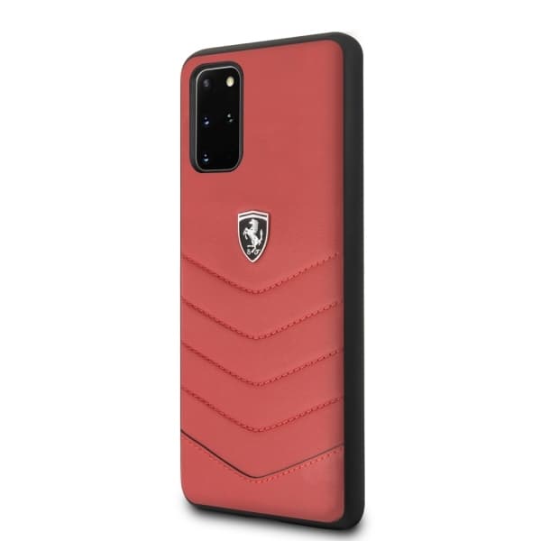 Ferrari Heritage Quilted ovitek za Samsung Galaxy S20+ - rdeč 2