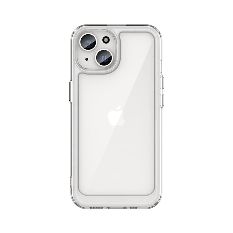 Hurtel Outer Space ojačano ohišje za iPhone 15 Plus s prožnim okvirjem, prozorno