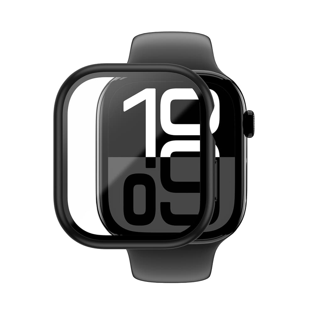 AmazingThing Radix steklen ovitek za Apple Watch 46mm - črn 4