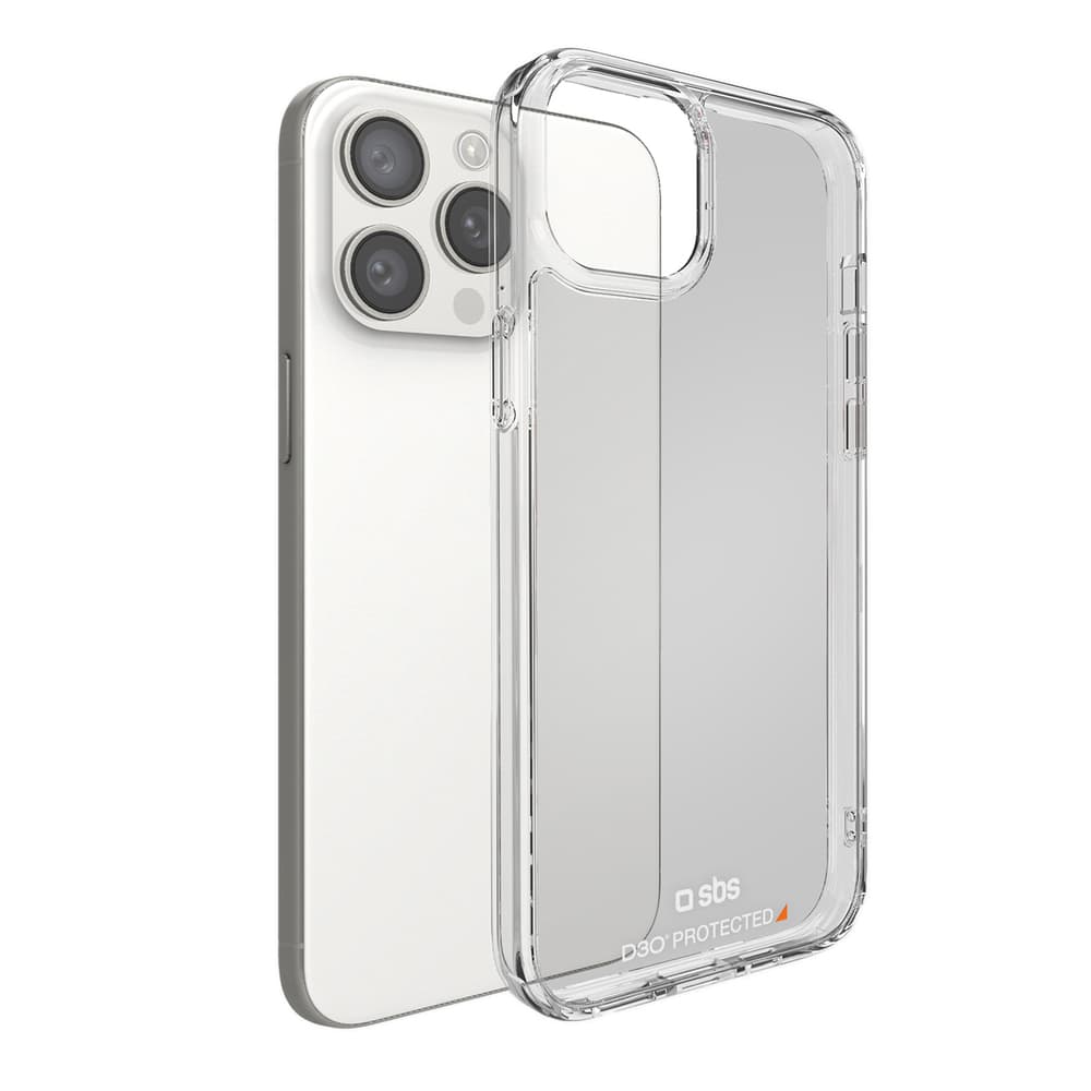 SBS D3O ovitek za iPhone 15 Pro - prozoren 2