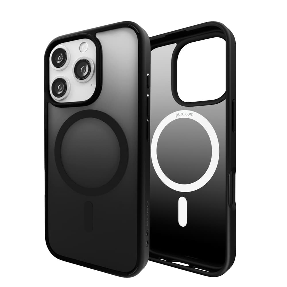Puro Gradient MagSafe silikonski ovitek za iPhone 16 Pro Max - črn 7